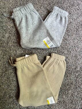 wonder nation Kids Jogger Pants - Gray & Khaki